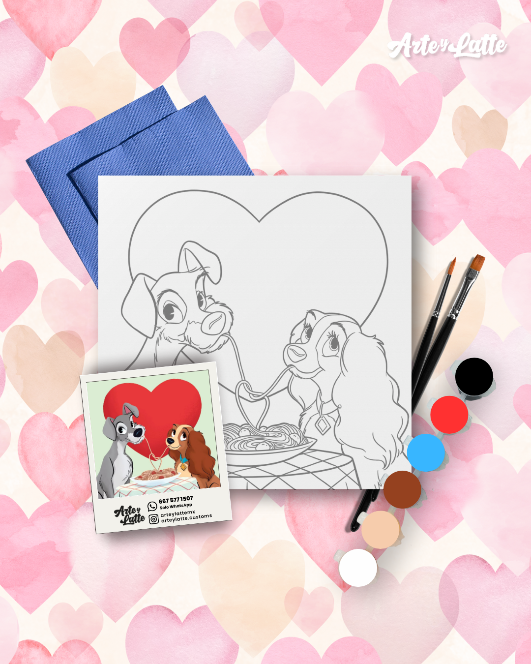 Kit La Dama y El Bagabundo