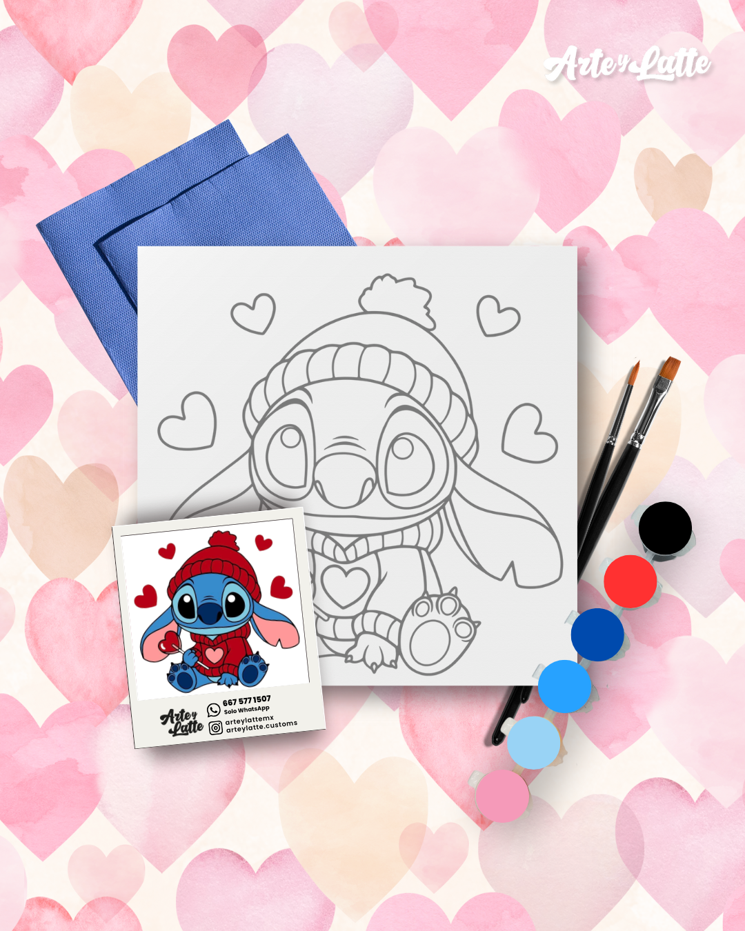 Kit Stitch San Valentín