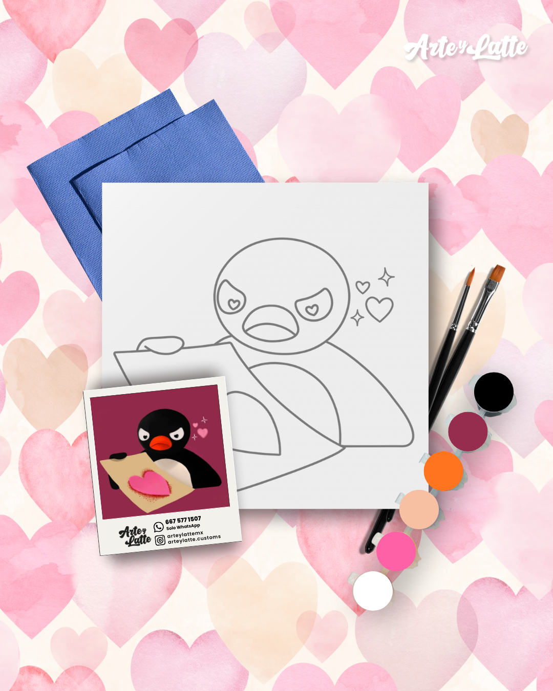 Kit Pinguino Manualidades