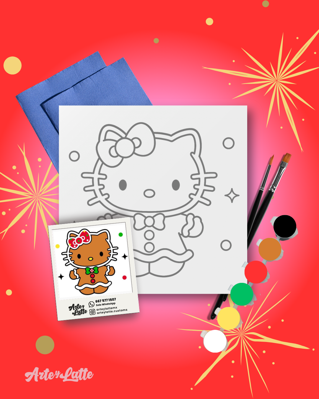 Kit Hello Kitty Galleta