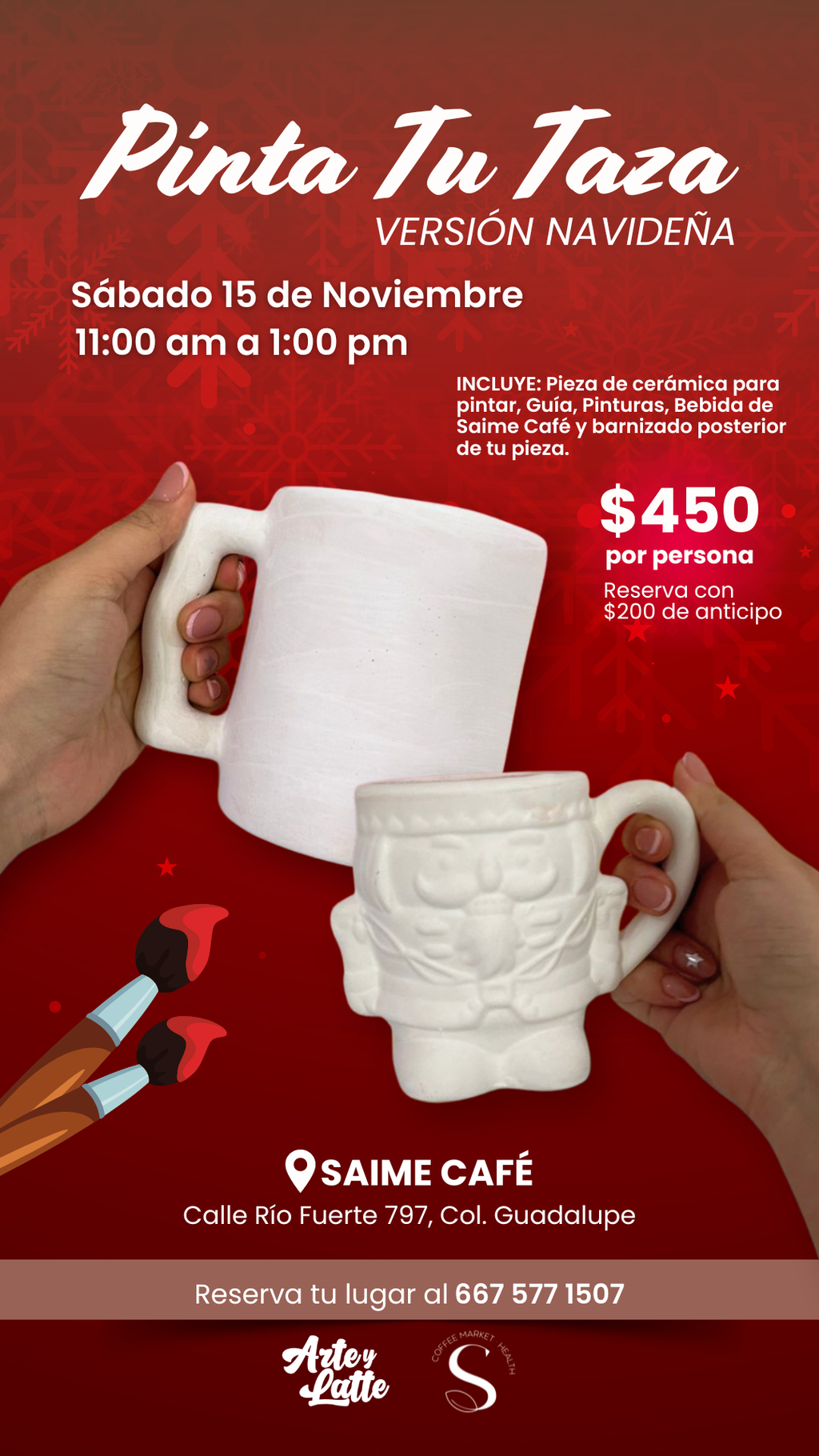 Taller Sábado 15 de Noviembre en Saime Café